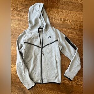 Nike Tech Fleece Grey Full-Zip Hoodie XS Men's